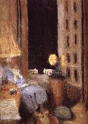 Edouard Vuillard The night opens the window oil painting reproduction